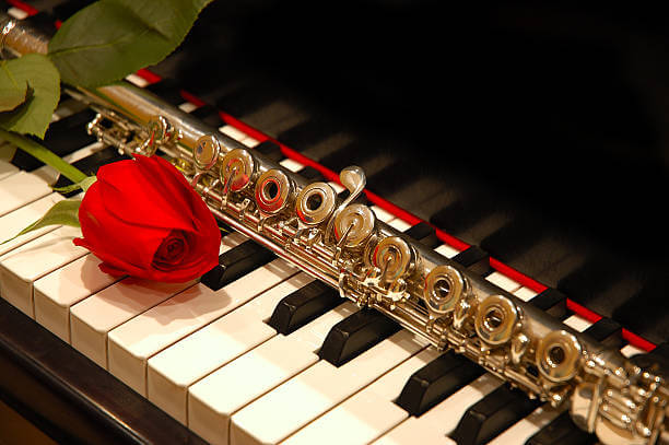 フルートと薔薇とピアノ
