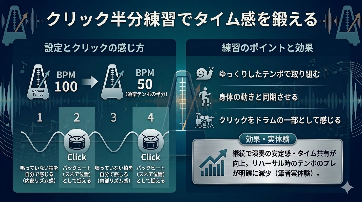 クリック半分設定スライド » バンミュージックスクール 音楽教室 - 大阪 兵庫 京都 奈良 滋賀 クリック半分設定スライド