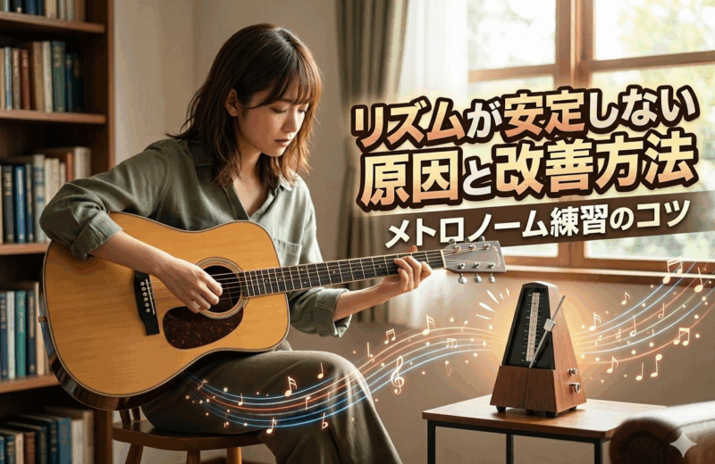 リズムが安定しない原因と改善方法|メトロノーム練習のコツ
